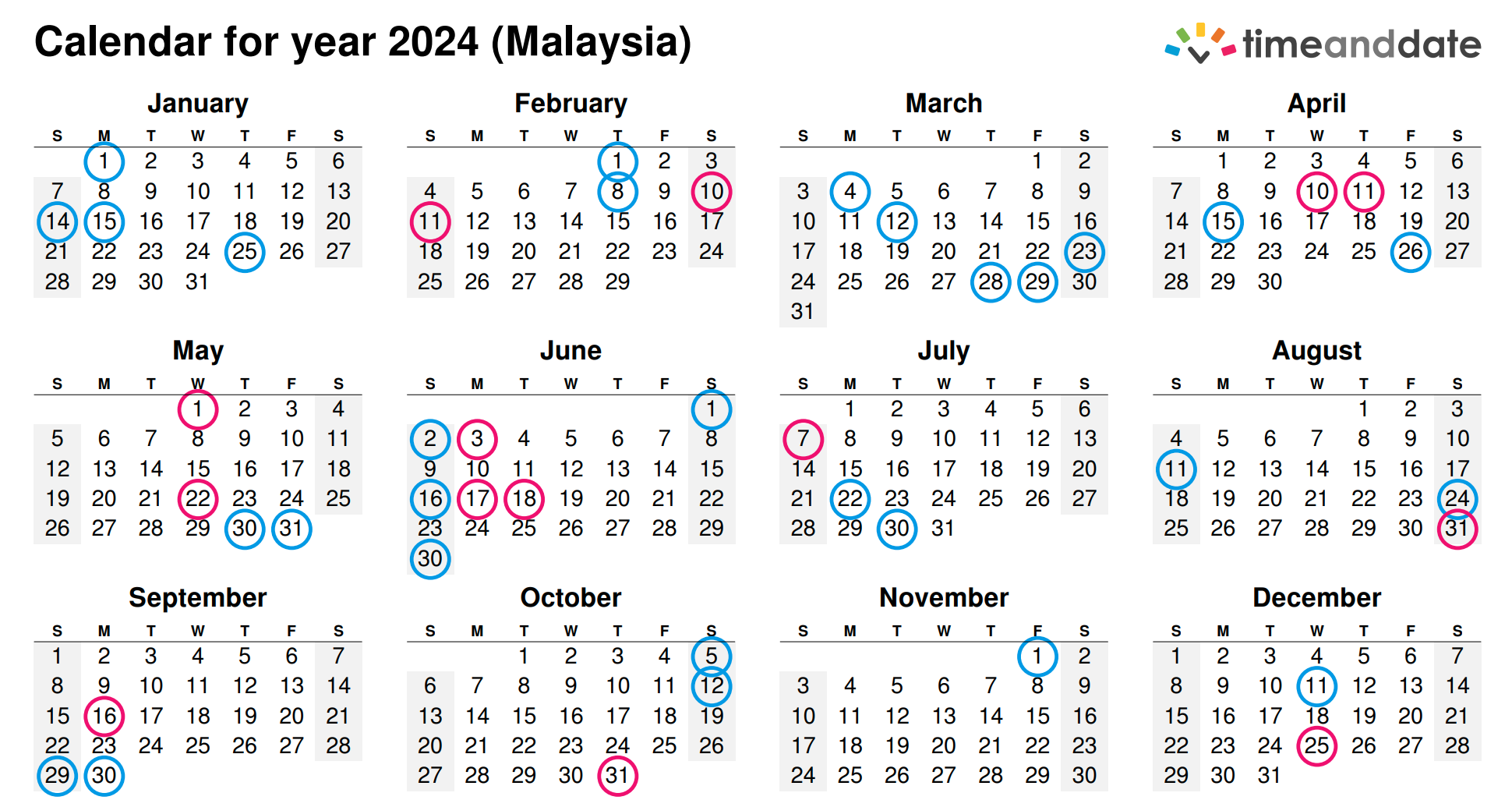 Kalendar Cuti Umum Malaysia 2024 Kalendar Cuti Umum Malaysia 2024
